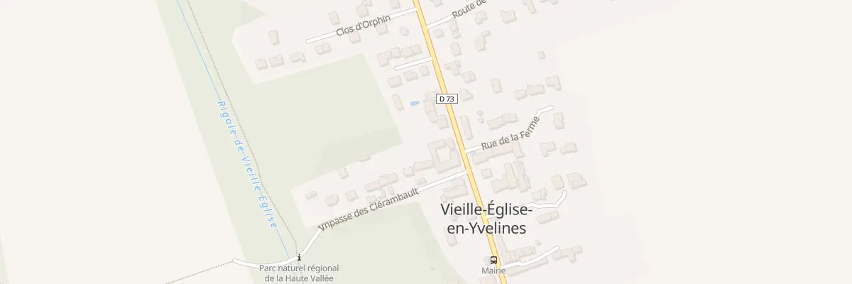 Plan du 12 Rte de l’Etang de la Tour à Vieille-Église-en-Yvelines