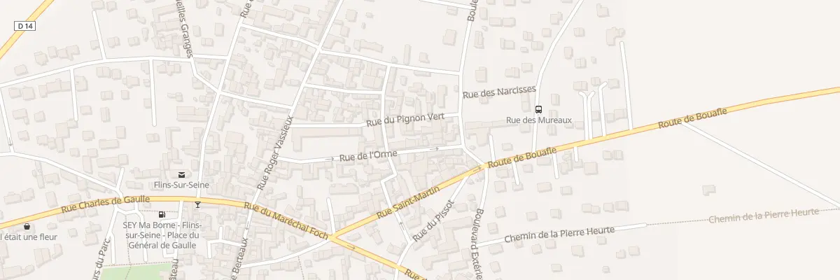 Plan du 161 Rue de l’Orme à Flins-sur-Seine