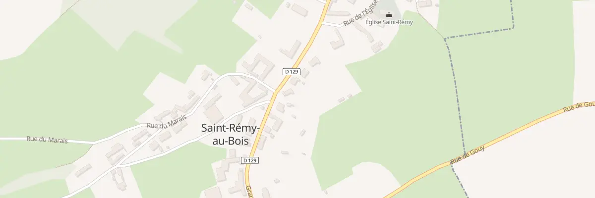 Plan du 4 Gr Grande Rue à Saint-Rémy-au-Bois