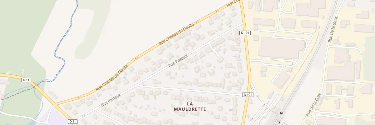 Plan du 13 Rue Pasteur à Villiers-Saint-Frédéric