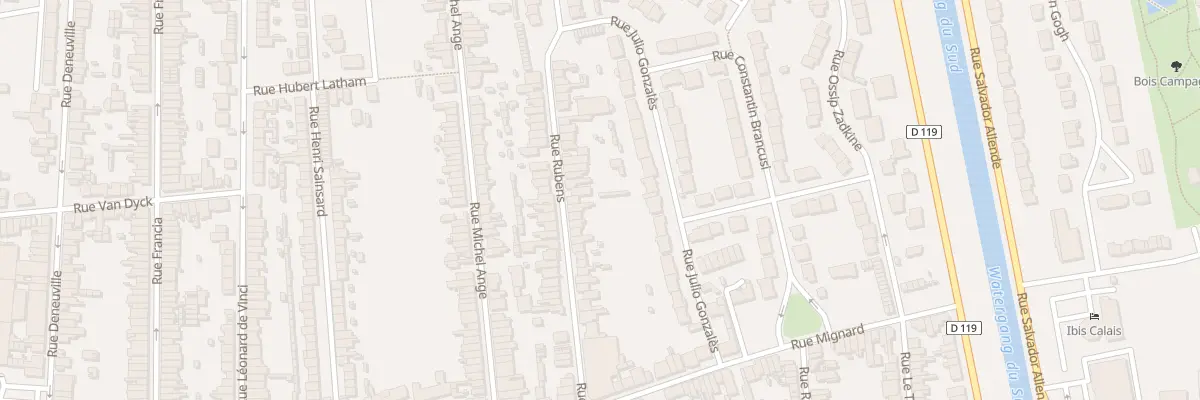 Plan du 48 Rue Rubens à Calais