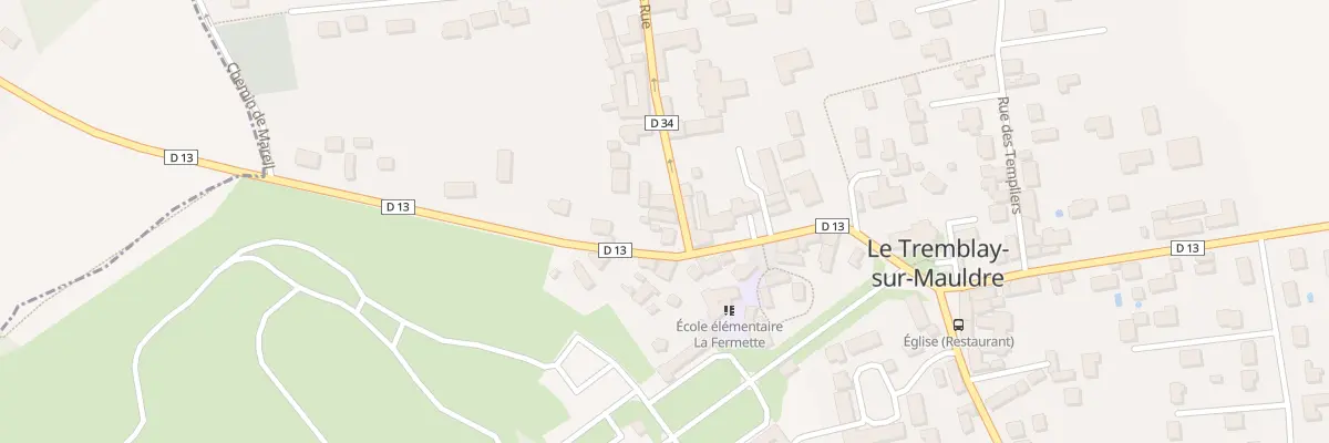 Plan du 1 Gr Grande Rue au Tremblay-sur-Mauldre