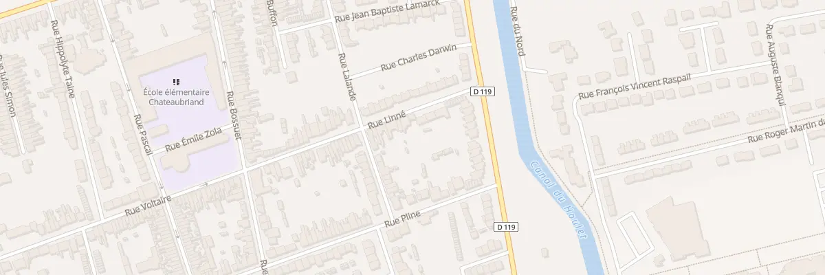 Plan du 56 Rue Linné à Calais