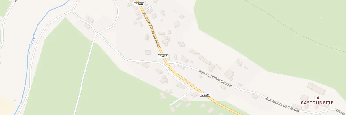 Plan du 1 Rue Alphonse Daudet à Laroque-d’Olmes