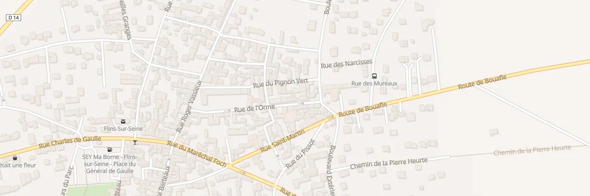 Plan du 175 Rue de l’Orme à Flins-sur-Seine