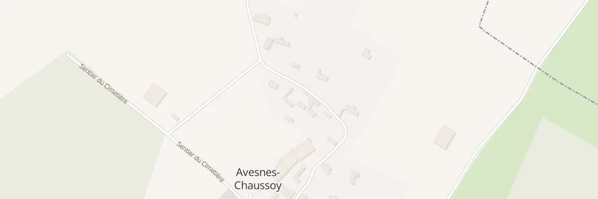 Plan du 2 Rue Principale à Avesnes-Chaussoy