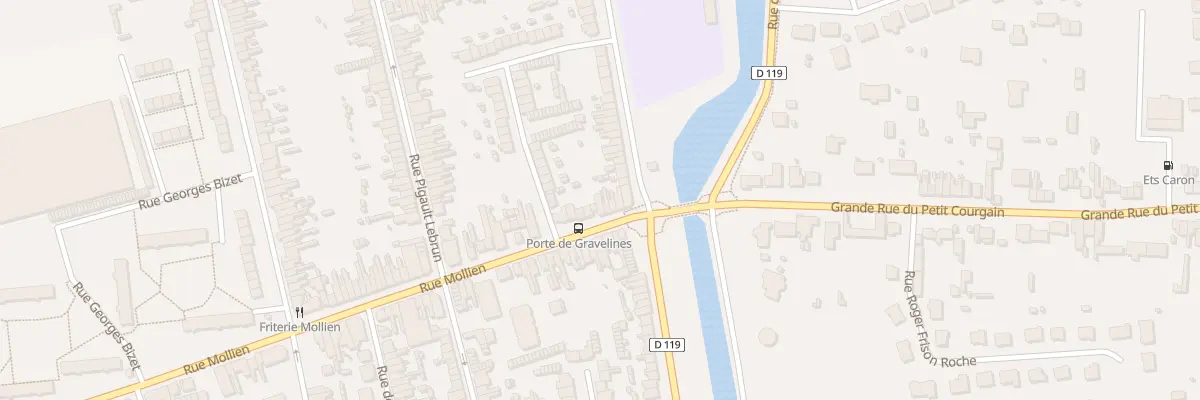 Plan du 119 Rue Mollien à Calais