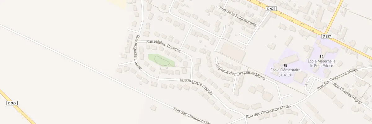 Plan du 3 Rue Hélène Boucher à Janville-en-Beauce