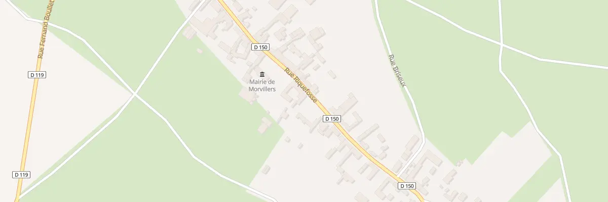 Plan du 38 Rue Riquefosse à Morvillers