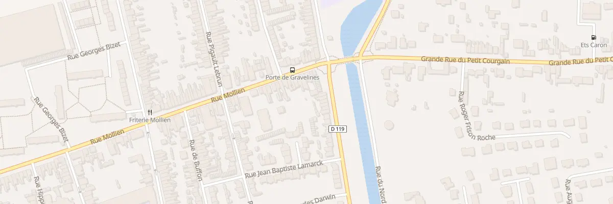 Plan du 280 Rue Mollien à Calais