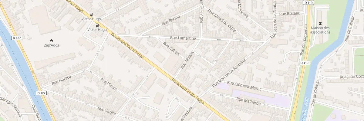 Plan du 11 Rue Molière à Calais