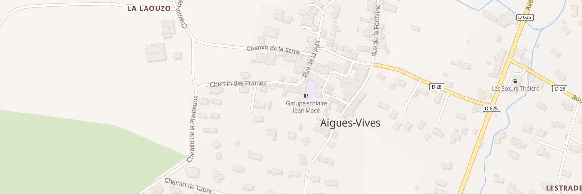 Plan du 1 Che des Prairies à Aigues-Vives