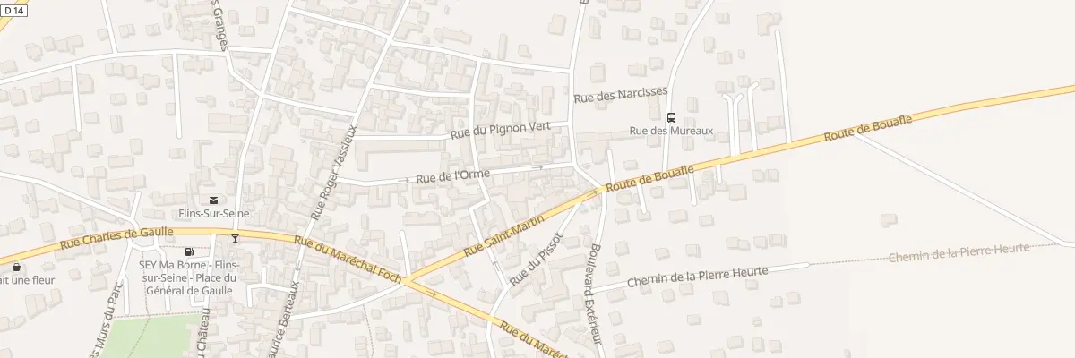Plan du 178 Rue de l’Orme à Flins-sur-Seine