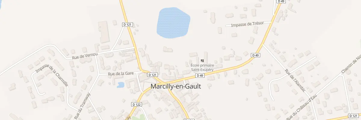 Plan du 45 Rte de Saint-Viatre à Marcilly-en-Gault