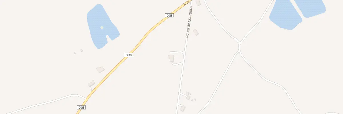 Plan du 2A Rte de Courtioux à Mers-sur-Indre