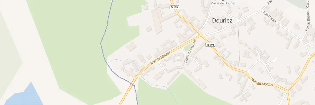 Plan du 5 Rue du Moulin à Douriez