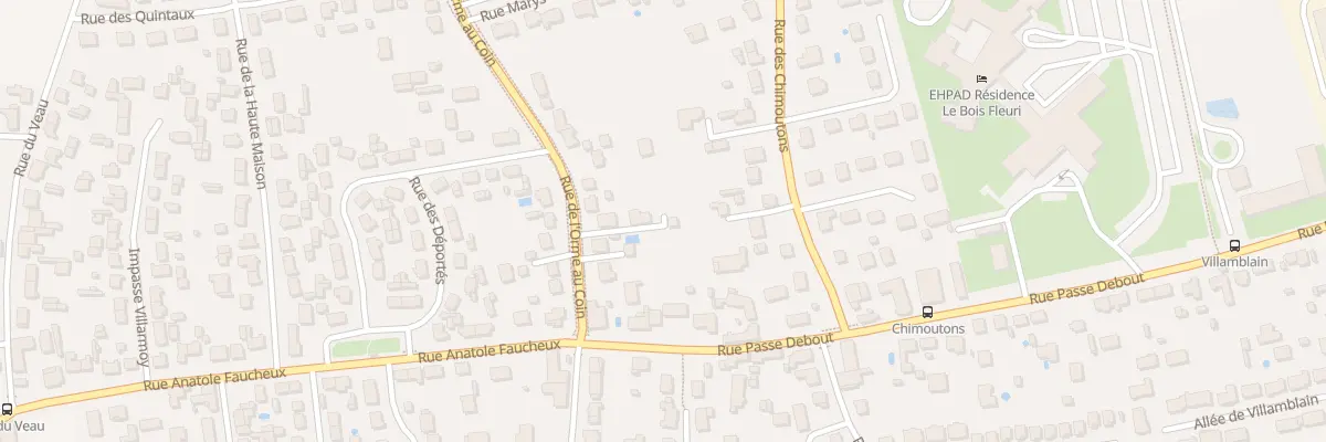 Plan du 72 Rue de l’Orme au Coin à Saran