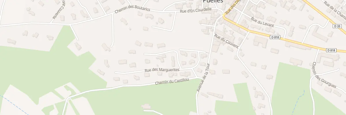 Plan du 261N Les Marguerites à Mas-Saintes-Puelles