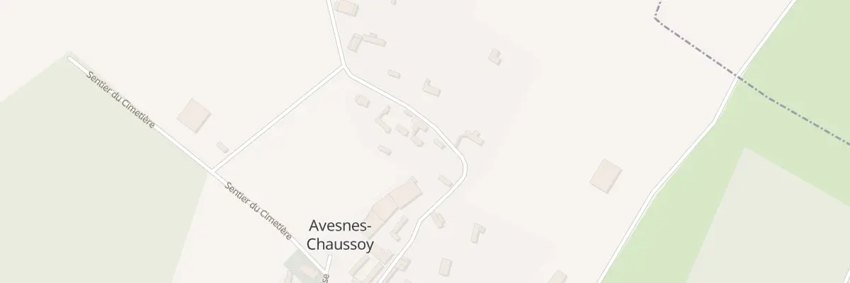 Plan du 4 Le Village à Avesnes-Chaussoy