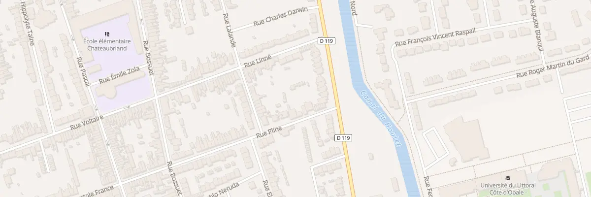 Plan du 59 Rue Pline à Calais