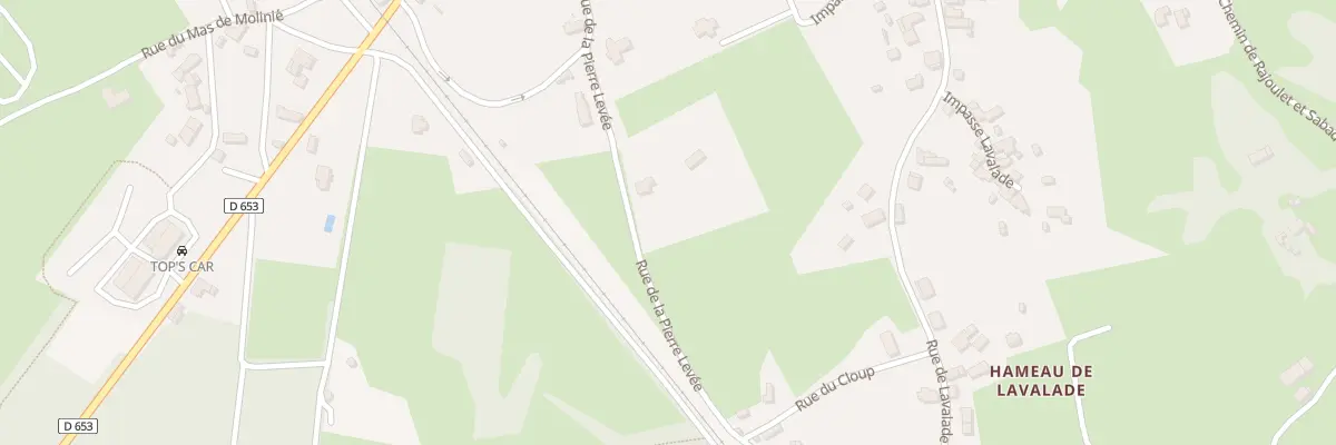 Plan du 387 Rue de la Pierre Levée à Assier