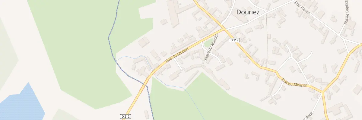 Plan du 4 Rue du Moulin à Douriez