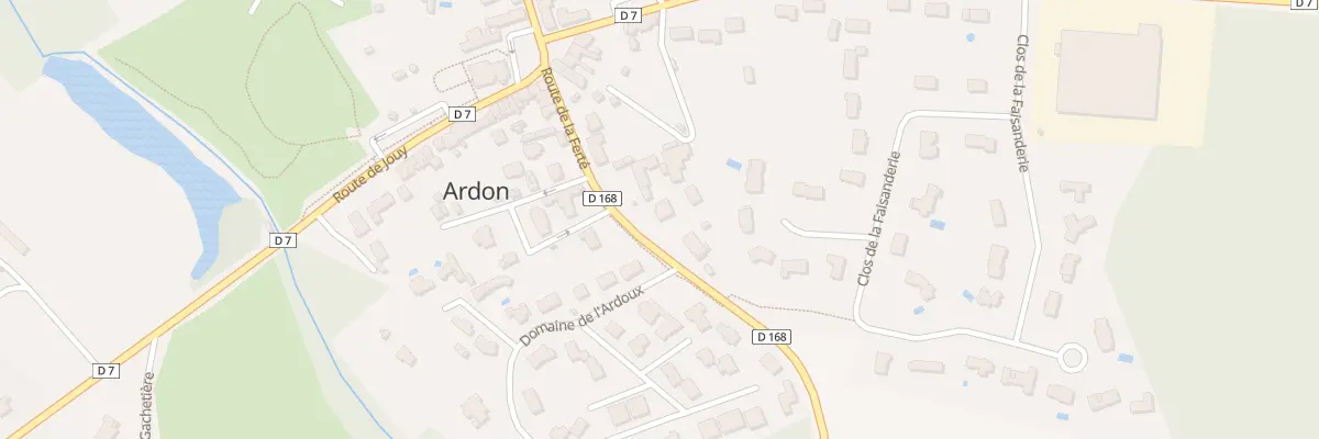 Plan du 5333 Le Bourg à Ardon