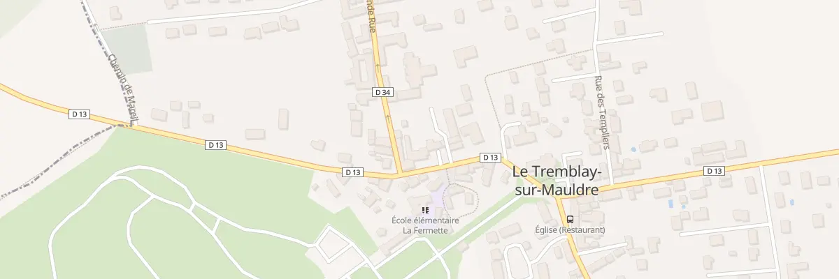 Plan du 15 Rue du Pavé au Tremblay-sur-Mauldre