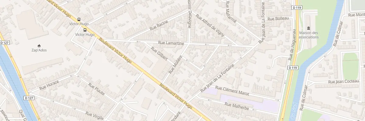 Plan du 45 Rue Alfred de Musset à Calais