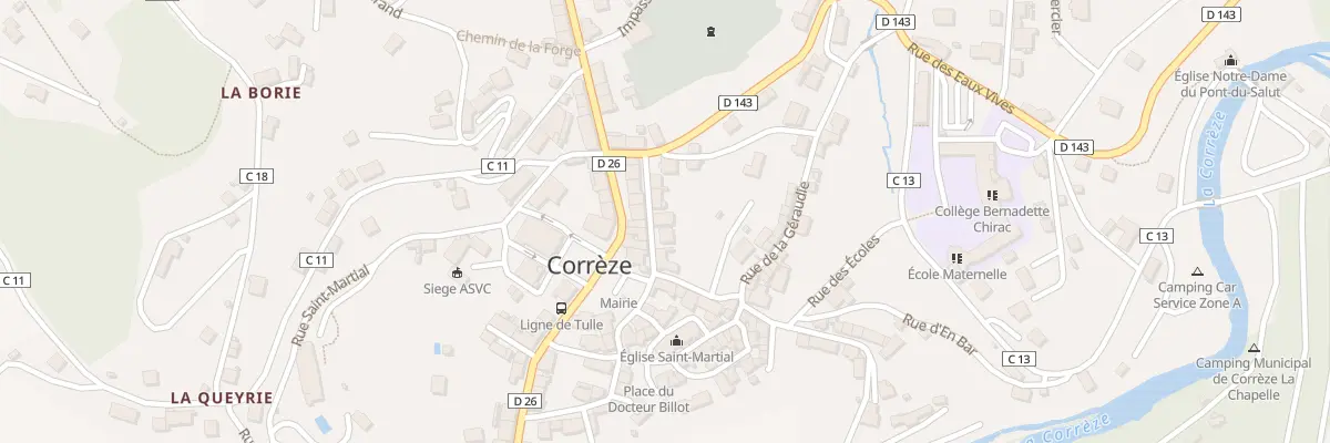 Plan du 10B Rue Gen Leynia de la Jarrige à Corrèze
