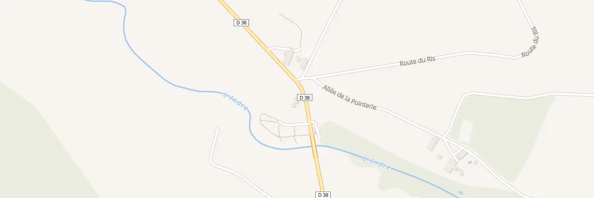 Plan du 1 Rte de la Mare au Diable à Mers-sur-Indre