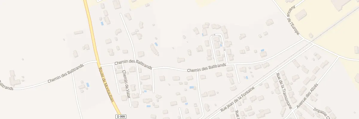 Plan du 28 Che des Balitrands à Gaillac