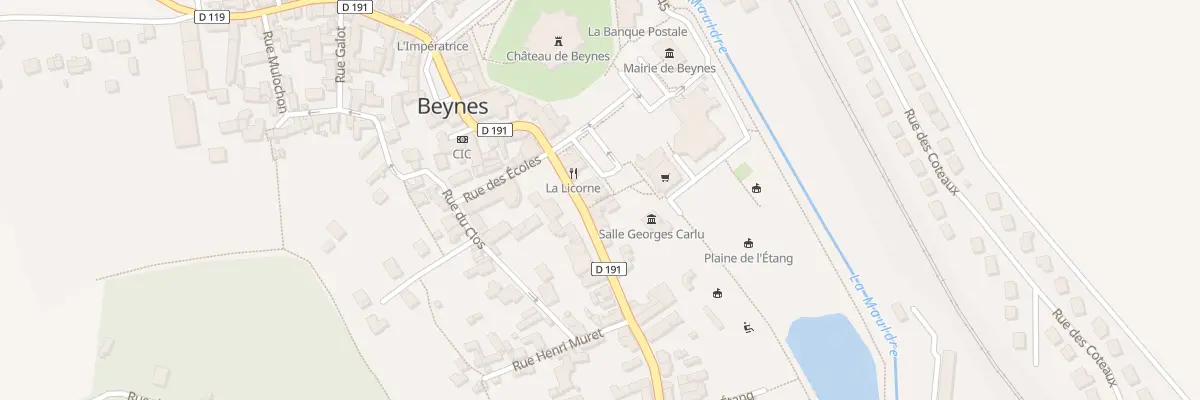 Plan du 35 Rue de la République à Beynes