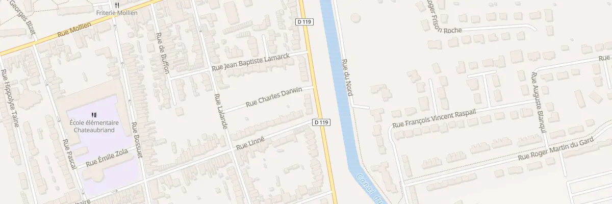 Plan du 44 Rue de Phalsbourg à Calais