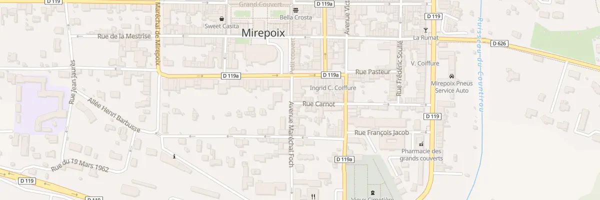 Plan du 30 Rue Carnot à Mirepoix