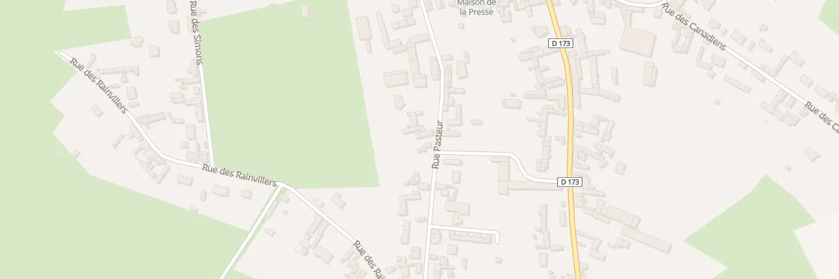 Plan du 22 Rue Pasteur à Hallencourt