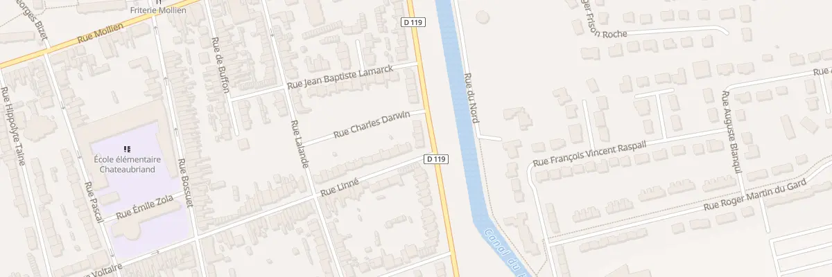 Plan du 44B Rue de Phalsbourg à Calais