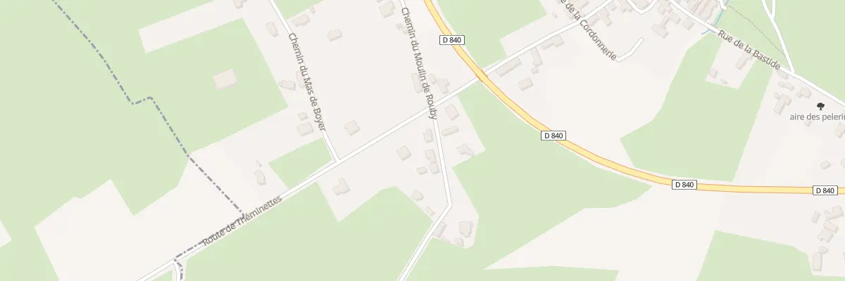 Plan du 5086 Moulin de Rouby à Rudelle
