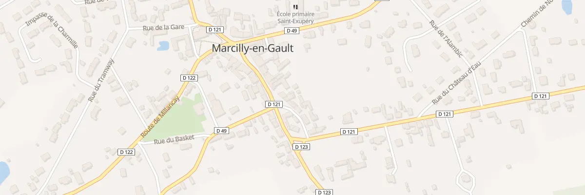 Plan du 5 Rue Leonce Sausset à Marcilly-en-Gault