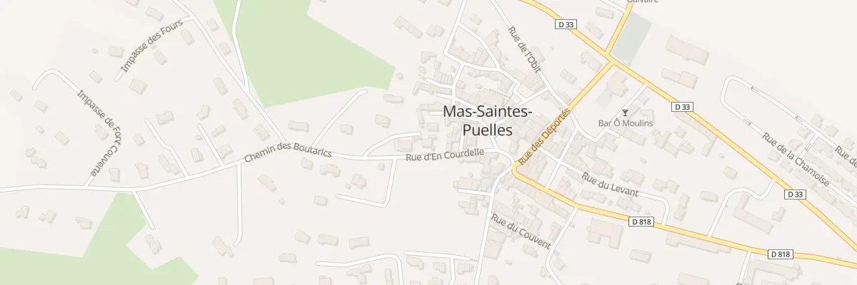 Plan du 8B Rue d’En Courdelle à Mas-Saintes-Puelles