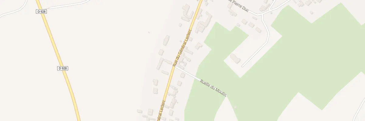 Plan du 18 Rue du Général Leclerc à Canchy