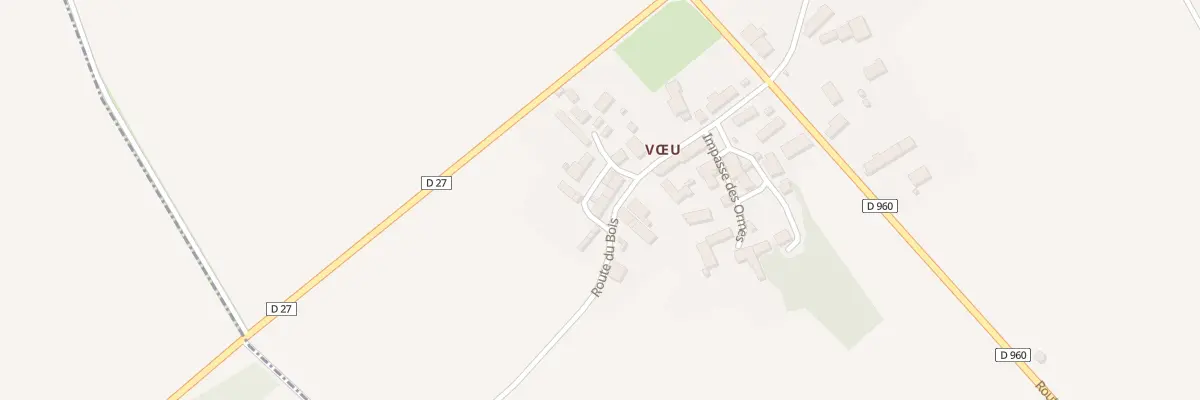 Plan du 5163 Voeu à Paudy