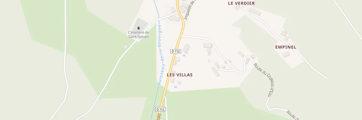 Plan du 5071 En Sarceix à Saint-Sylvain