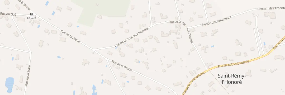 Plan du 17B Rue de la Cour aux Pineaux à Saint-Rémy-l’Honoré