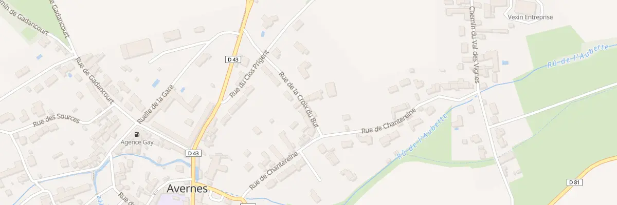 Plan du 11 Rue de la Croix du But à Avernes