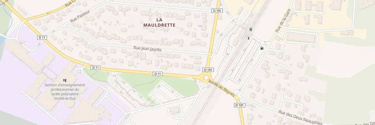 Plan du 5407 La Mauldrette à Villiers-Saint-Frédéric