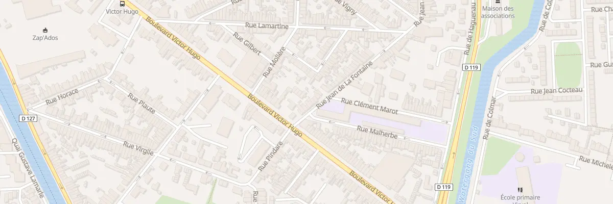 Plan du 156 Rue la Fontaine à Calais