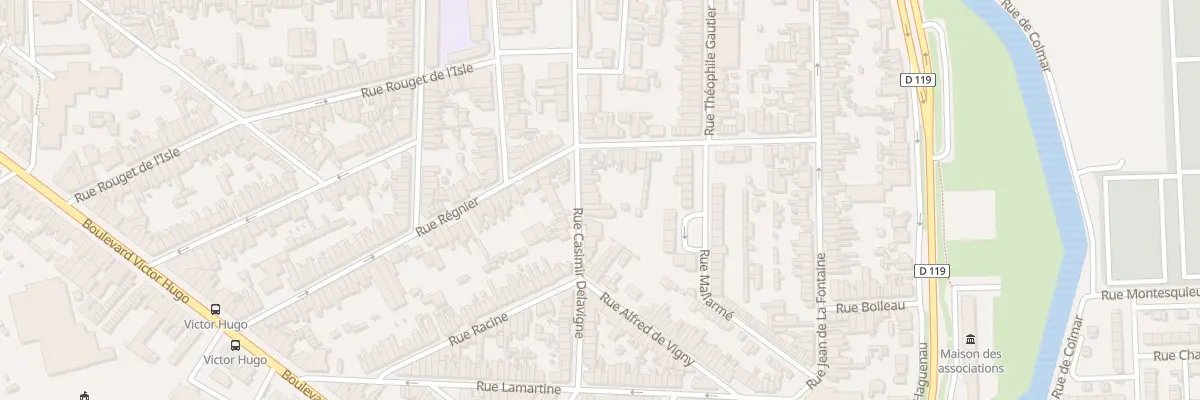Plan du 27 Rue Casimir Delavigne à Calais