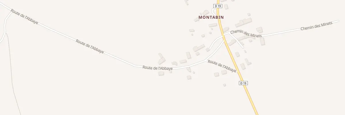 Plan du 5051 Montabin à Fougerolles