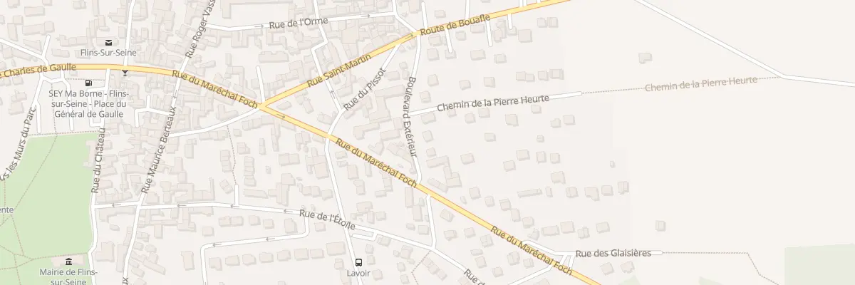 Plan du 48 Bd Extérieur à Flins-sur-Seine